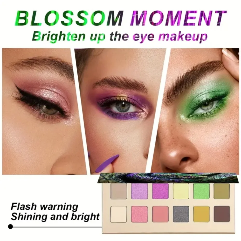 🆕️LIMITED EDITION 12 COLOR SERPENT HIGHLY PIGMENTED Y2K EYESHADOW PALETTE